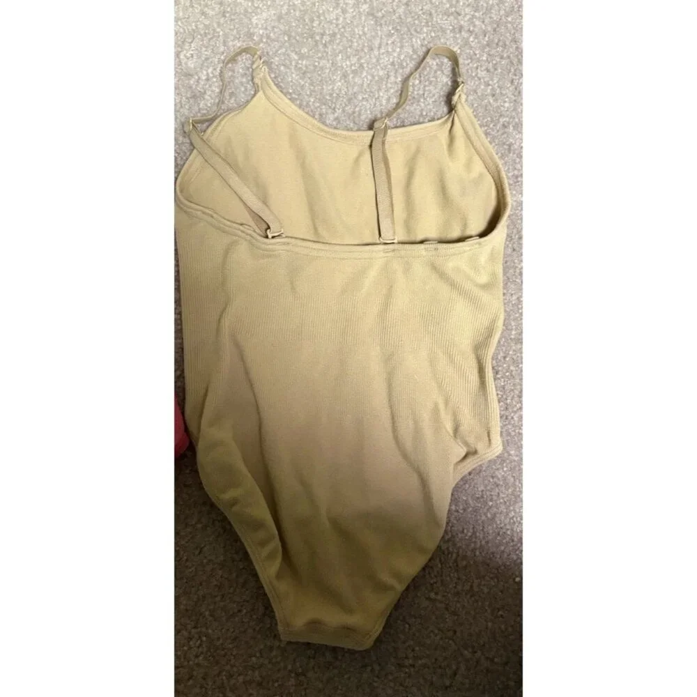 Revolution Dancewear Child Undergarment Leotard Caramel/Nude Child large - Picture 3 of 3